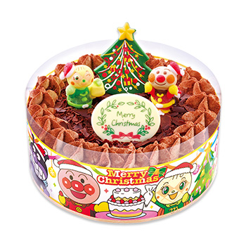 2025年 それいけ！アンパンマンチョコケーキ（クリスマスパーティー）