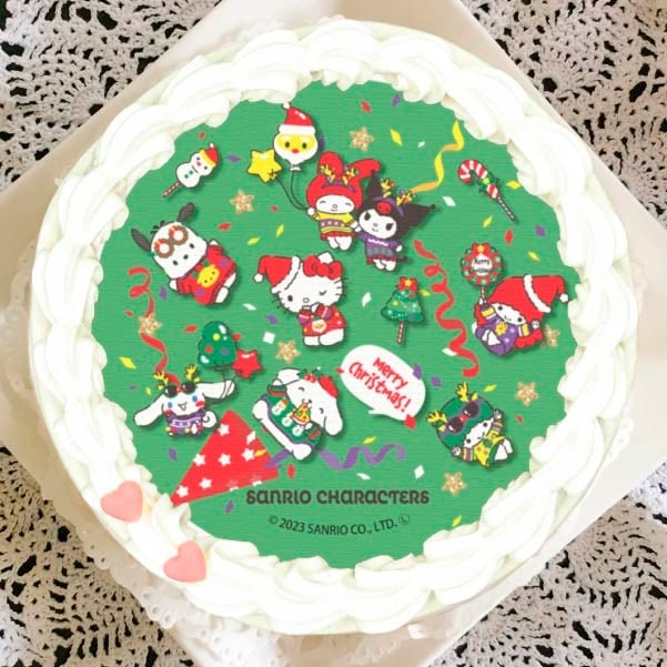 2025年 サンリオクリスマスプリケーキA柄 サンリオキャラクターズ プリロール