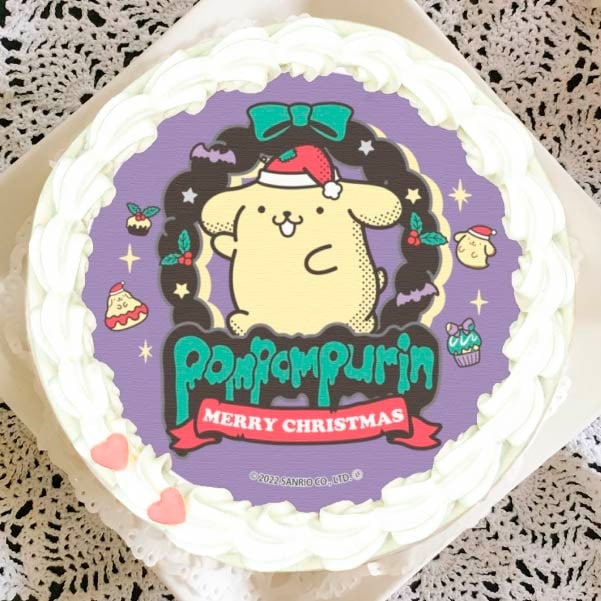2025年 サンリオクリスマスプリケーキ ポムポムプリン プリロール