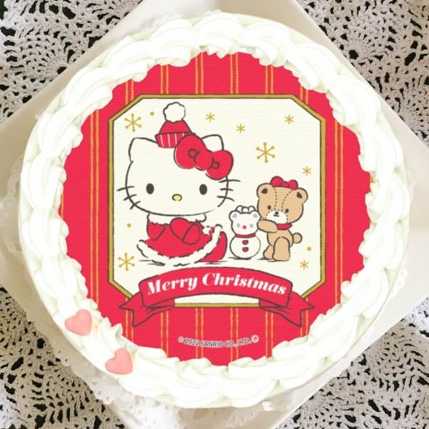2025年 サンリオクリスマスプリケーキ ハローキティ プリロール