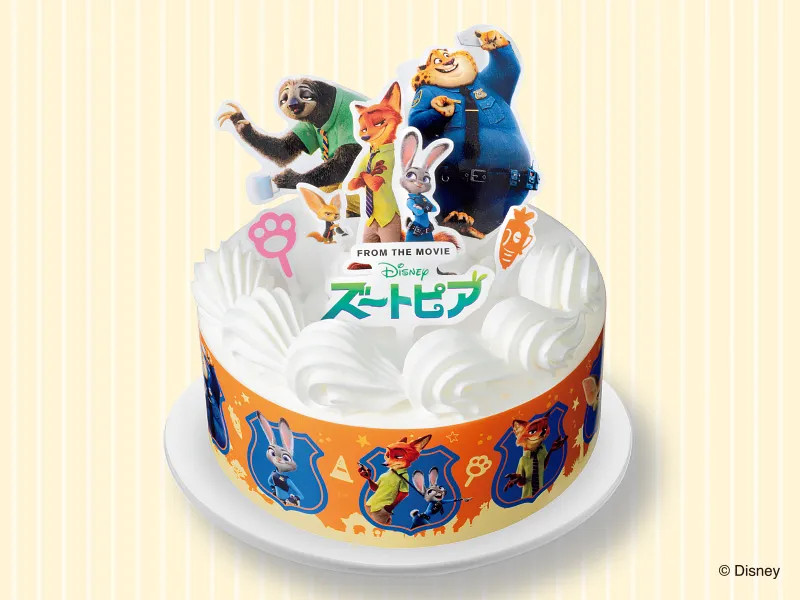 ヤマザキ クリスマスキャラクターケーキ(ズートピア)