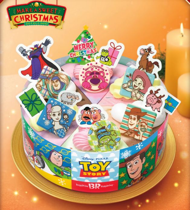 トイストーリー クリスマスパレット6 サーティワン 2025年 クリスマスケーキ
