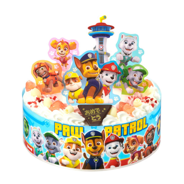 キャラデコパーティーケーキ パウ・パトロール(5号サイズ)