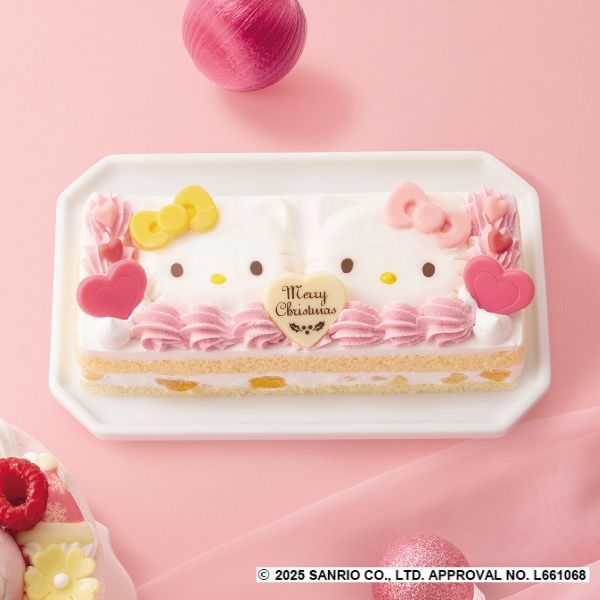 ハローキティ＆ハローミミィ　仲良しクリスマス 2025年サンリオクリスマスケーキ
