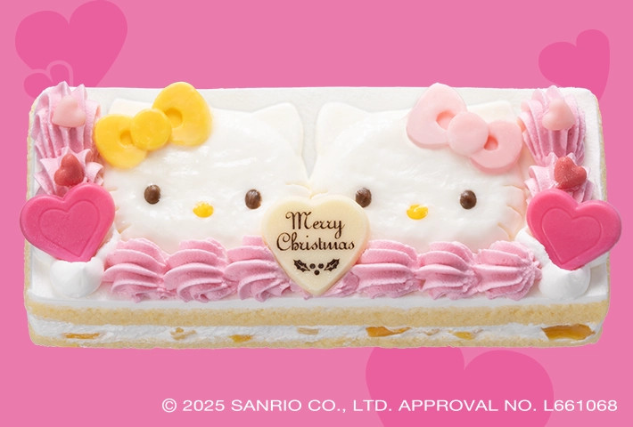 ハローキティ&ハローミミィ 仲良しクリスマス 2025年サンリオクリスマスケーキ