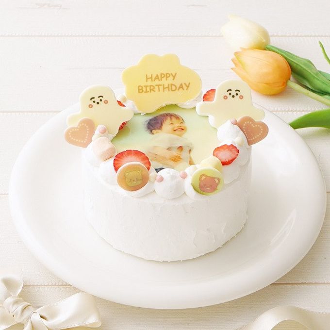 シナぷしゅ 写真ケーキ いちご