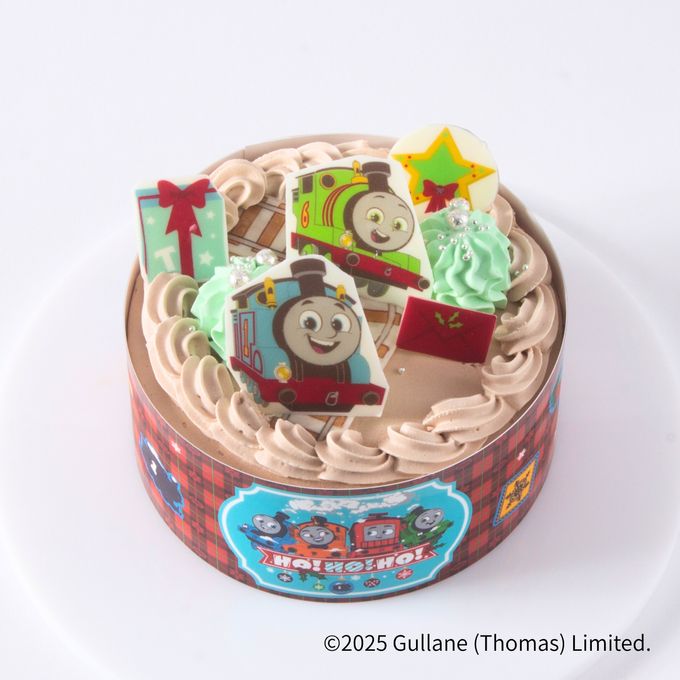 『きかんしゃトーマス』チョコクリスマスケーキ Cake.jp