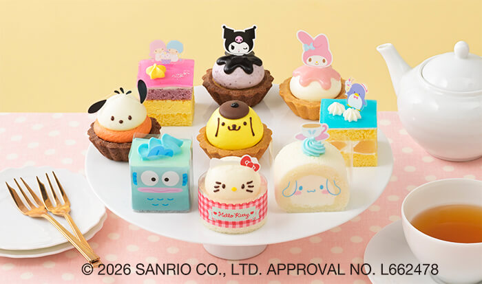 ＜サンリオキャラクターズ＞スイーツコレクション（9個入） [プチケーキ]